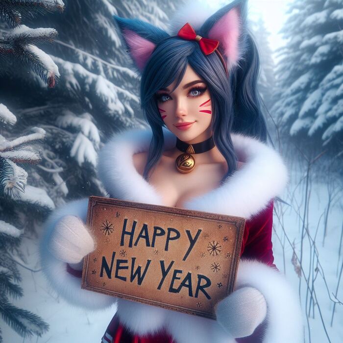 Happy New Year League of Legends, ,  , Ahri, 