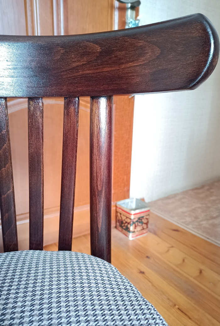 Проявился естественный рисунок и цвет совпал с моими представлениями