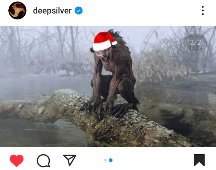 С новым годом ! и Рождеством ! от Deep Silver !