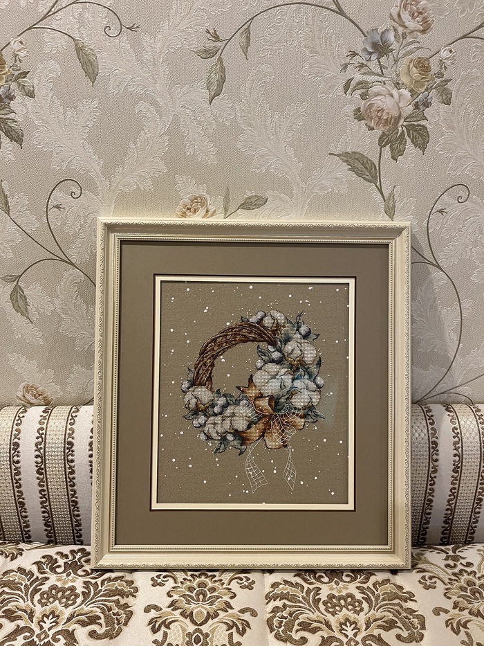 Шикарный венок, авторская разработка от ВикДолин