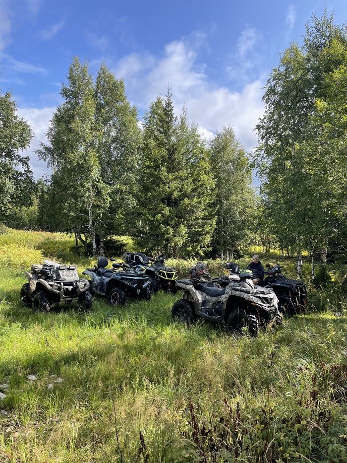 Расположились, чтобы проверить технику