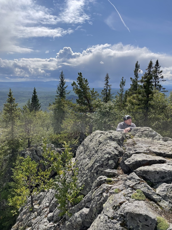 Забрались наверх