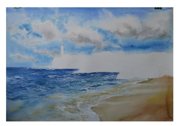 Опомнился уже на воде))))