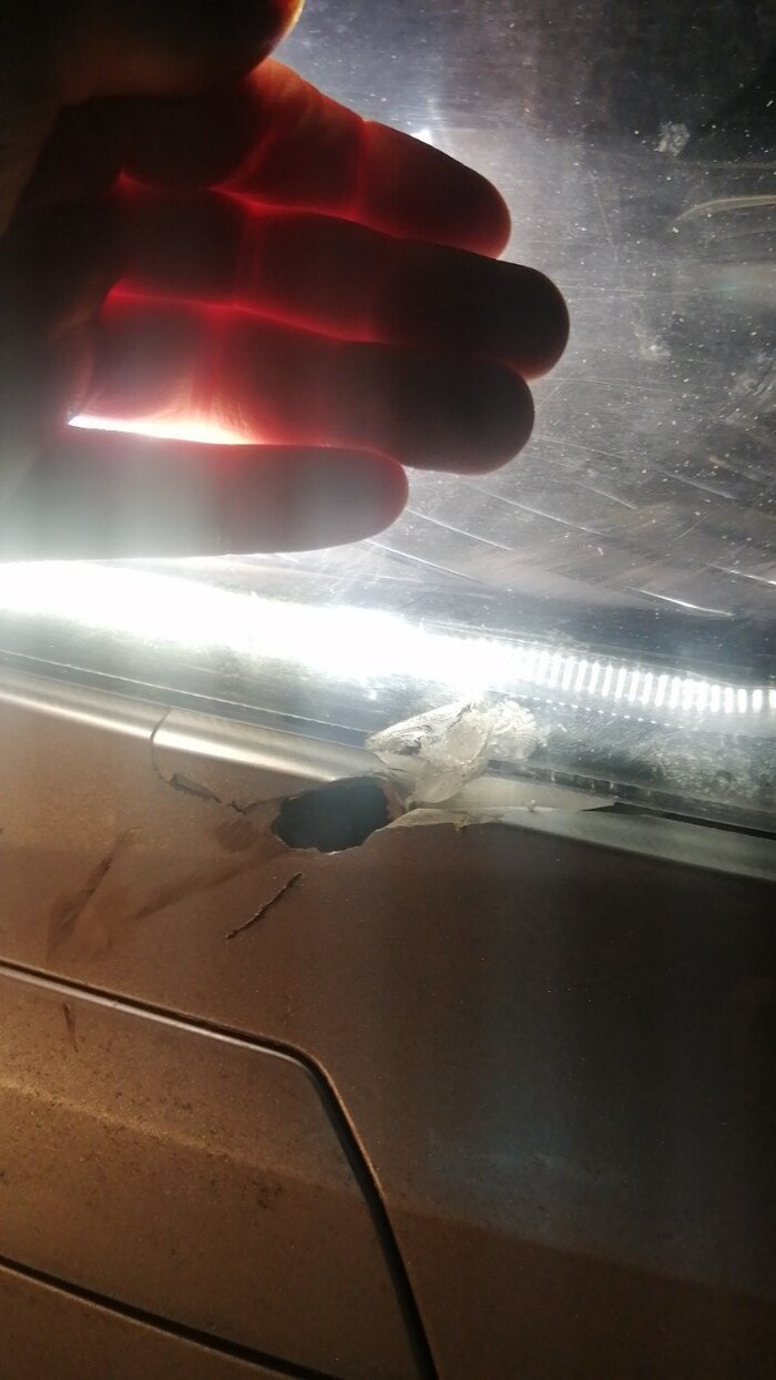 Последствие сорвавшегося шакла