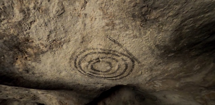 Наскальный рисунок в Пещере Амбросио - "Календарь майя", Варадеро, Куба 2023