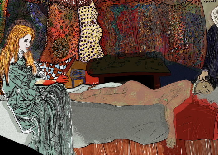 Картина " Юдифь отрезает голову Олоферну!" Искусство, Современное искусство, Художник, Картина, Психология, Живопись