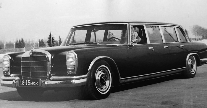 Mercedes-Benz 600 Pullman, приписанный к ГОН, испытывали на Дмитровском полигоне