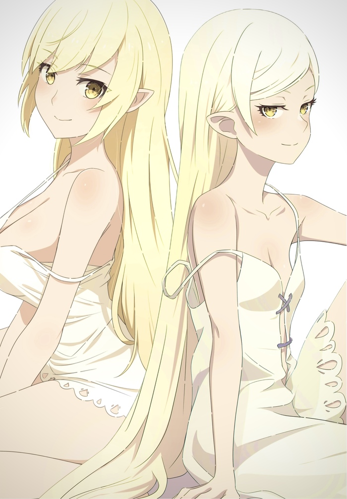  ? ) Anime Art, , , , Shinobu Oshino, Kiss-Shot Acerola-Orion Heart-Under-Blade, Monogatari series