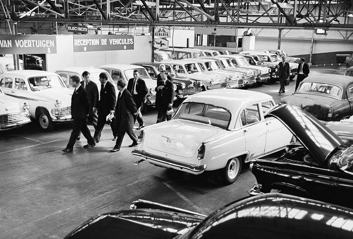 Цех готовой продукции фирмы Scaldia-Volga в Антверпене.