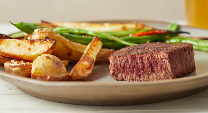 Стейк на растительной основе от Chunk Foods выглядит как мясо (любезно предоставлено)