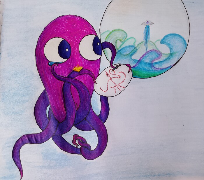 Остминог-инопланетянка