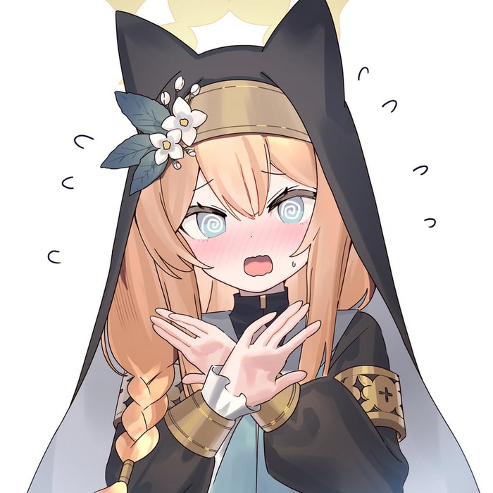       , Anime Art, Blue Archive, Iochi Mari, , Animal Ears