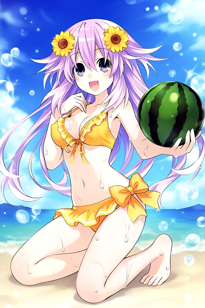 Adult Neptune Anime Art, Hyperdimension Neptunia, Neptunia, Neptune,  , , 