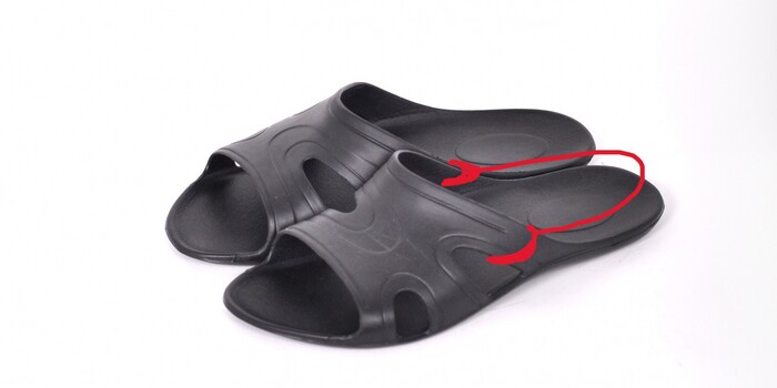 Красным обрисовал вероятную модификацию, если брать новую обувь совсем не по бюджету