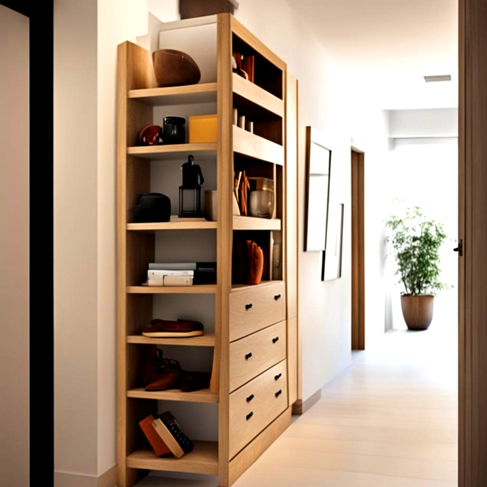 Полки в прихожей