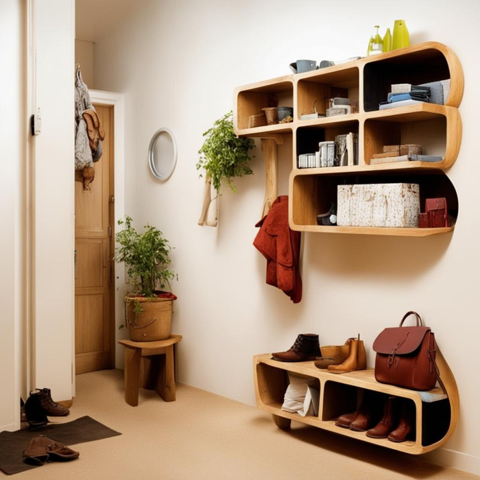Полки в прихожей