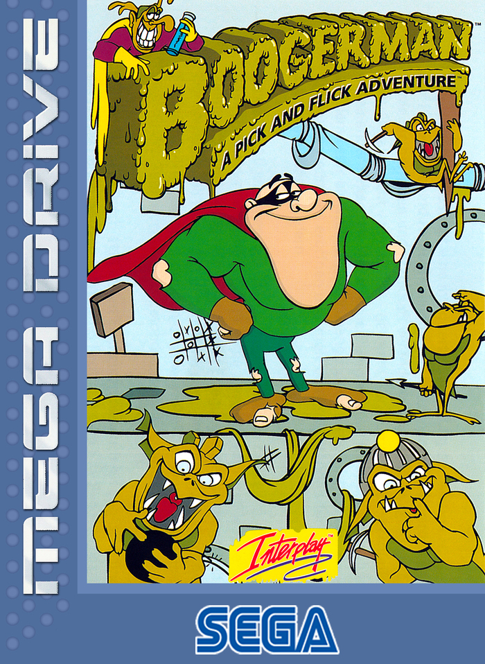     "Boogerman A Pick and Flick Adventure" 1994 . (SEGA, SNES)   , , 90-, , -, Sega,  90-, , YouTube