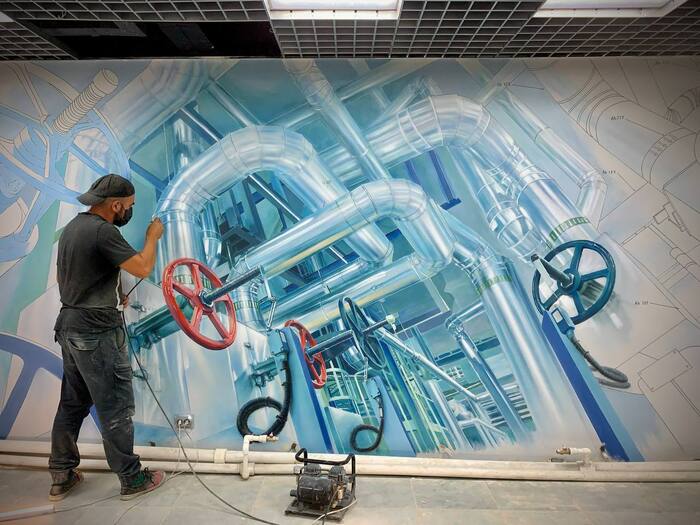 Некоторые из моих работ по аэрографии и росписи стен часть 2 Художник, Аэрография, Акрил, Современное искусство, Длиннопост, Роспись стен