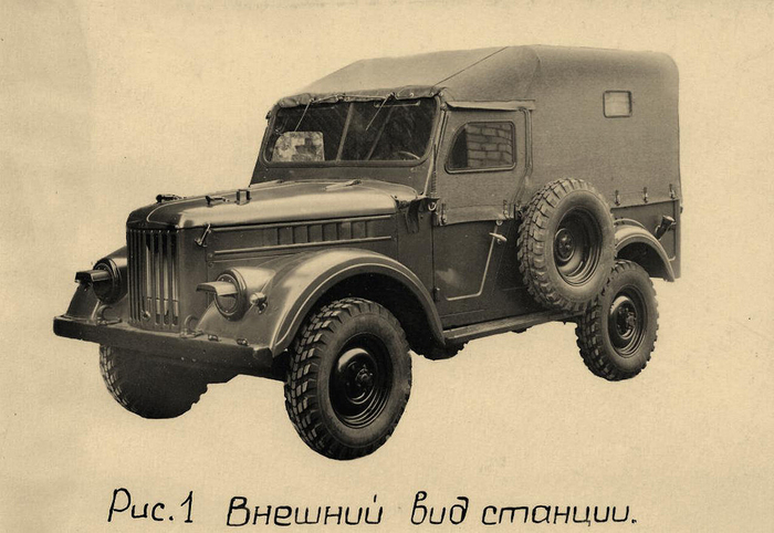 Пеленгатор «Луч-1М» проекта «Орёл-Д» на базе ГАЗ-69. Экипаж — 3 человека, полная масса — 2500 кг. Выпускался серийно с 1967 по 1987 год. В ходе производства был переведён на базу УАЗ-469Б.