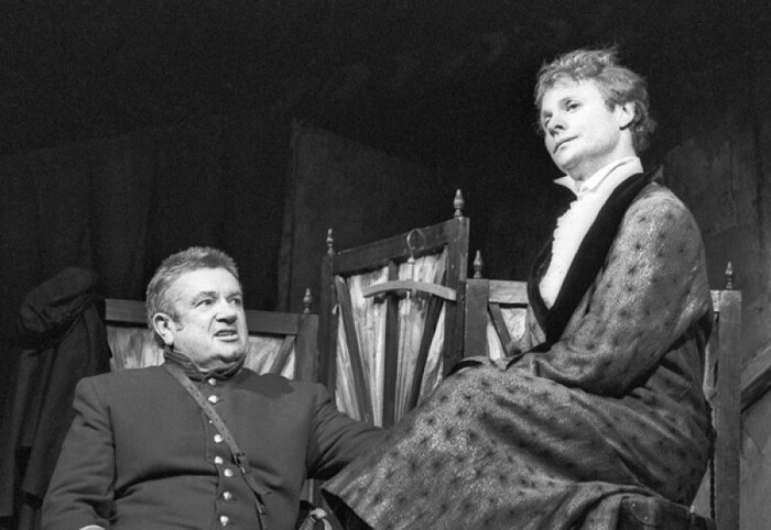 Виталий Соломин на сцене Малого театра