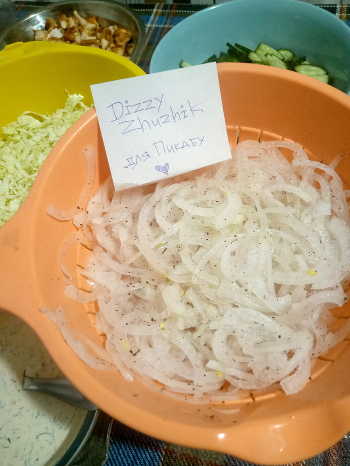 У нас сегодня шаурма по-белому)