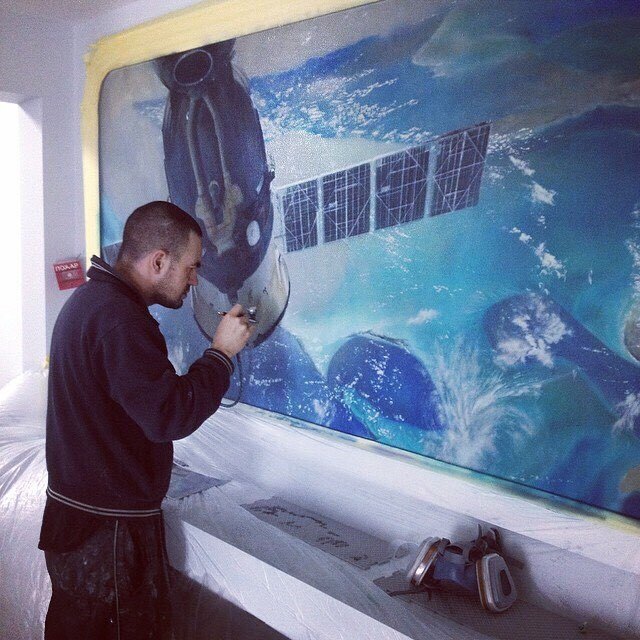 Некоторые из моих работ по аэрографии и росписи стен часть 2 Художник, Аэрография, Акрил, Современное искусство, Длиннопост, Роспись стен