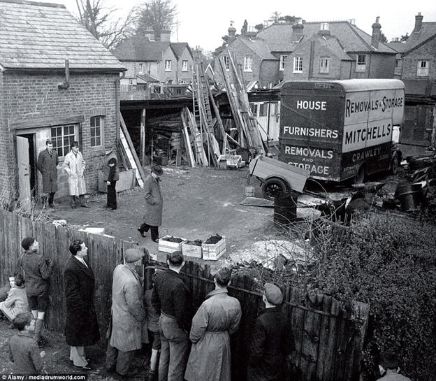 Задний двор дома, в котором была вторая мастерская
