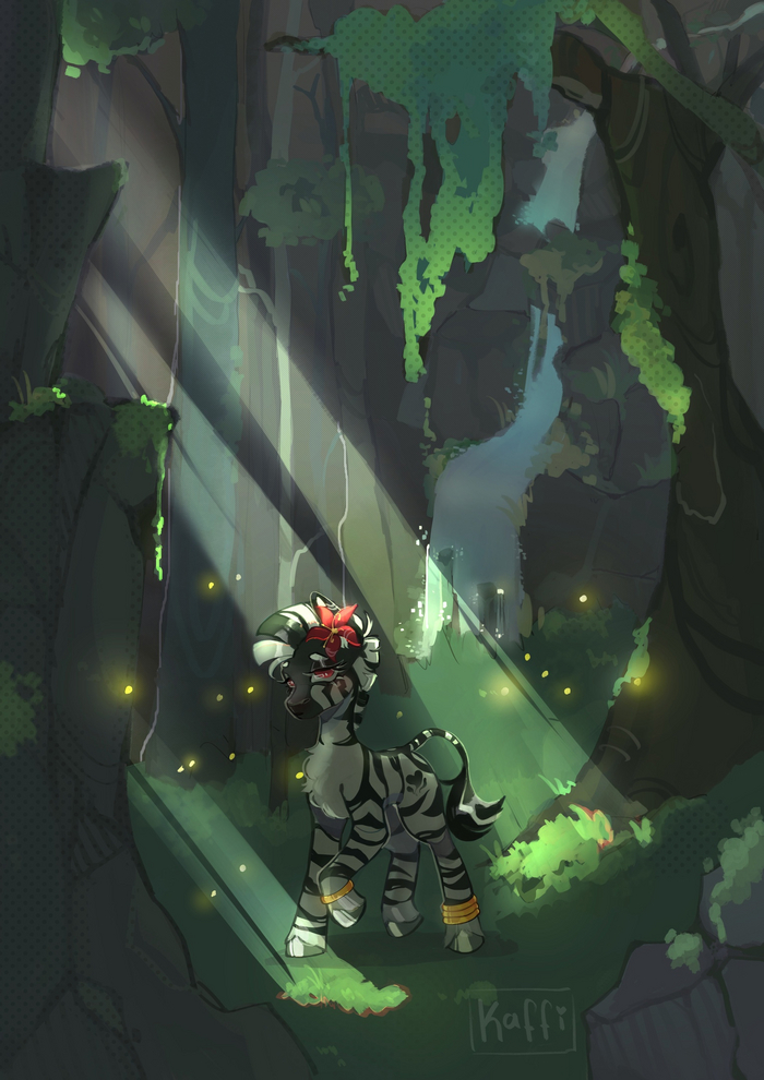 Лесная зебра