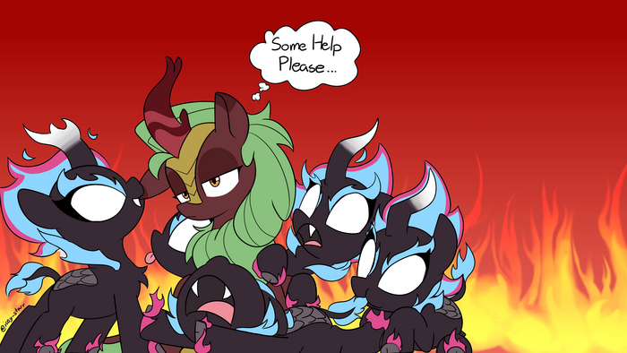  My Little Pony, Cinder Glow, MLP Kirin, Nirik, Icey