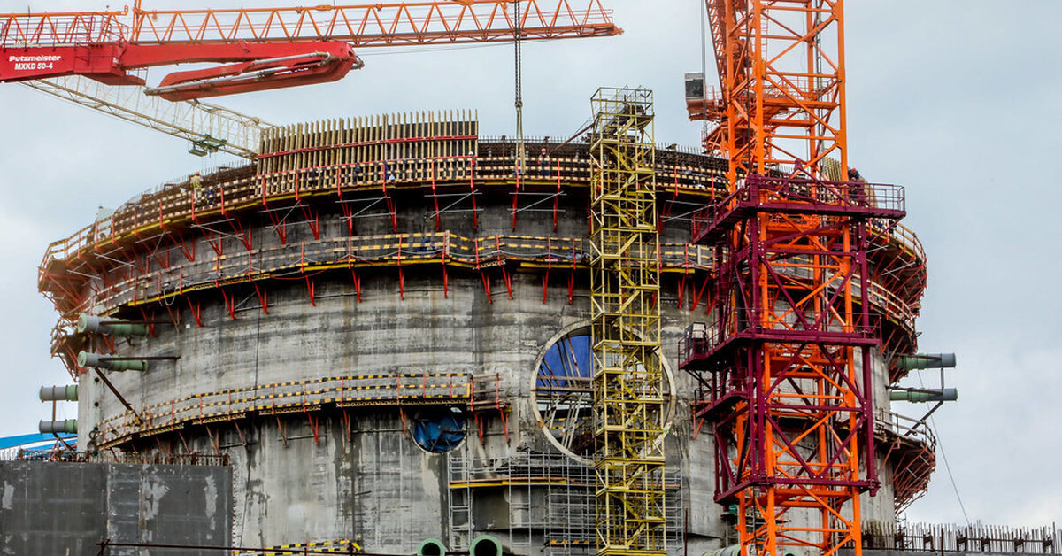 Сегодня состоялась заливка бетона в основание четвертого энергоблока ...