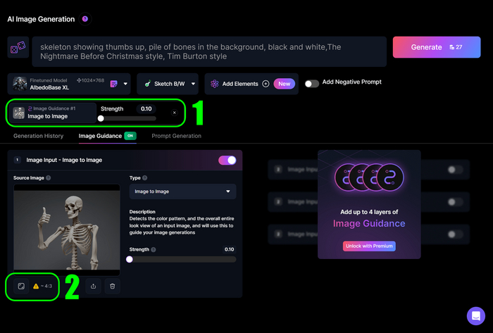Вкладка Image Guidance.