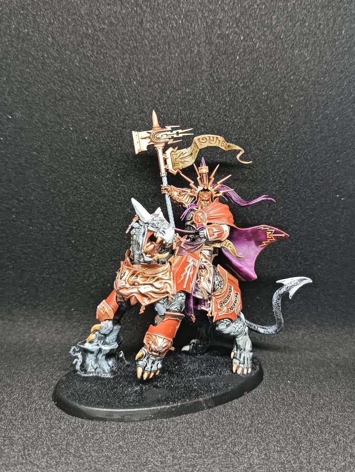 Lord Celestant on Dracoth Warhammer, Warhammer: Age of Sigmar, Stormcast Eternals, Wh miniatures, Wh painting,  , 