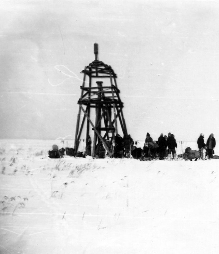 Привал возле тригопункта.