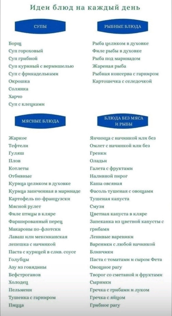 Блюда на каждый день | Пикабу