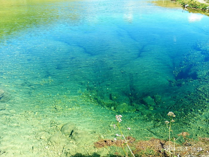 Вода на озере "Псенодах"