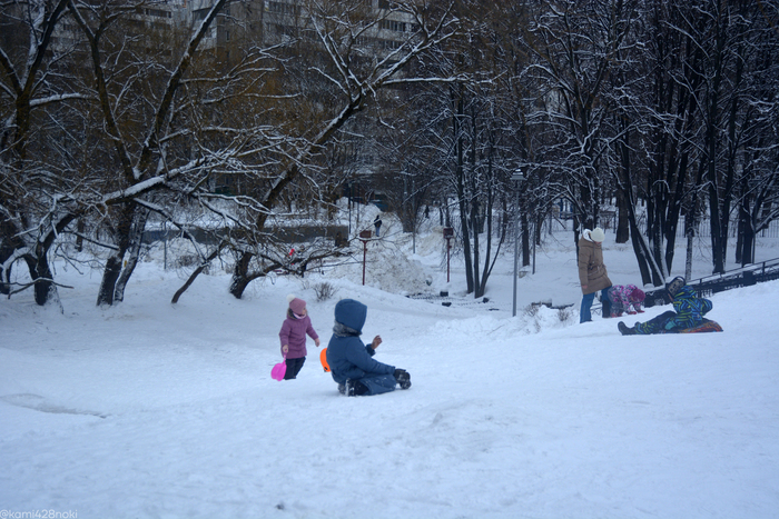 Тут тоже нашлась своя горочка