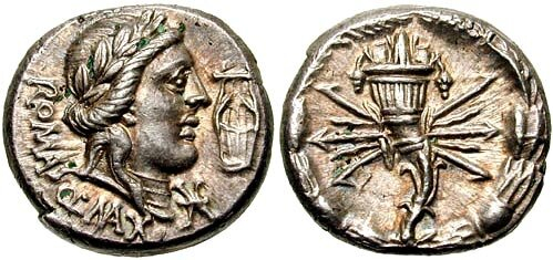 Квинт Фабий Кунктатор. Изображение на монете.