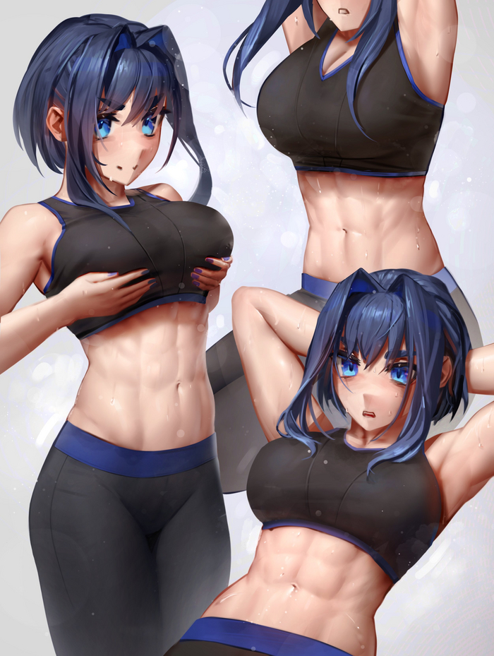 Kronii , Anime Art, , , Ouro Kronii, Hololive, Virtual YouTuber,  , Muscleart, Twitter ()