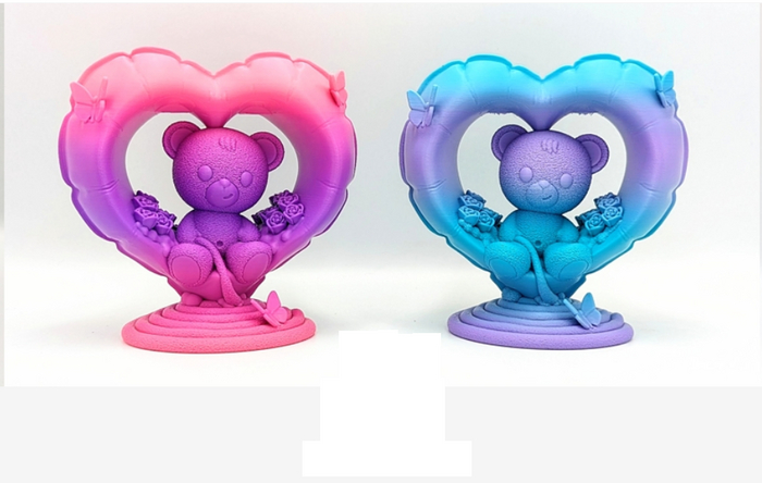 #Valentine #Heart #Bear # 3D , 3D , Fdm , , 14  -   