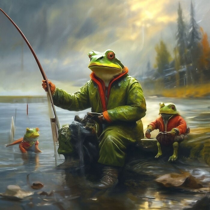 На рыбалку с чуваками!