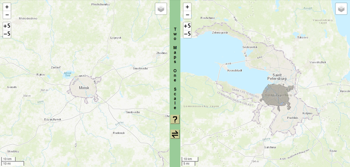 Обновление - Минск с более четкими границами