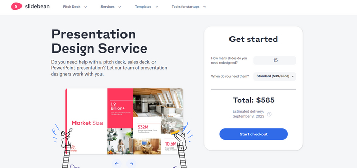Slidebean: Быстрое и простое создание презентаций с помощью нейросети