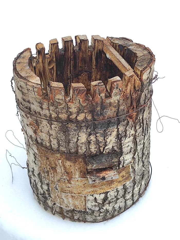 Сделал вот такие ловушки на пчел и теперь всегда с натуральным медом