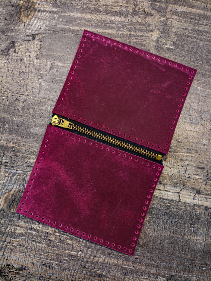 Вклеиваю молнию