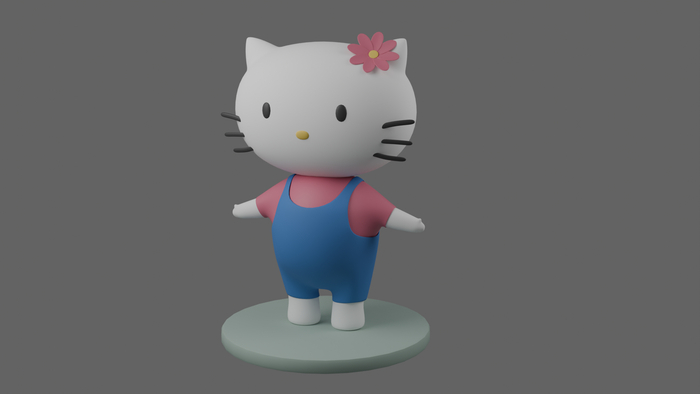 Hello kitty character , Gamedev, , 
