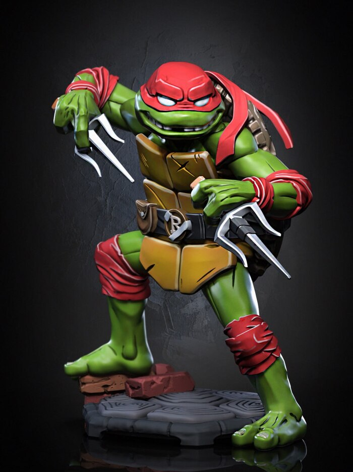 #Raphael #Raph #Mutant #Ninja_Turtles ,  , 3D ,  (), 3D ,  , -