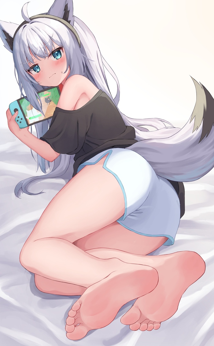 Fubuki , Anime Art, Hololive, Shirakami Fubuki, Virtual YouTuber