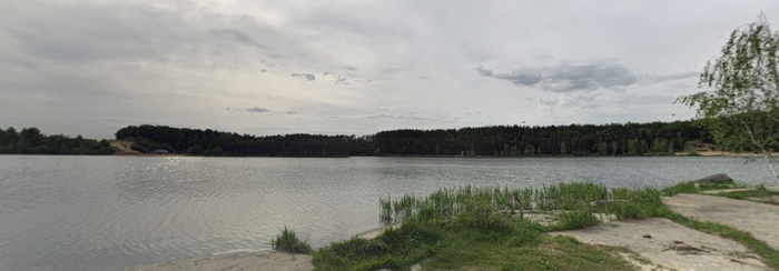 Лыткаринский карьер с пляжа. Google Maps