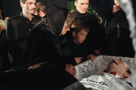 Супруга Марина и внук Никита