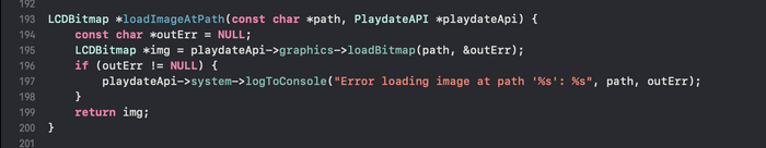 Реализация функции loadImageAtPath